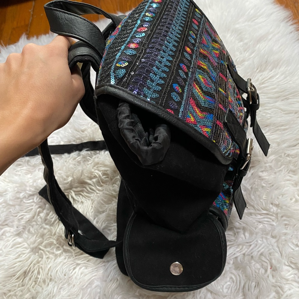 Black Sequence Backpack - image 4
